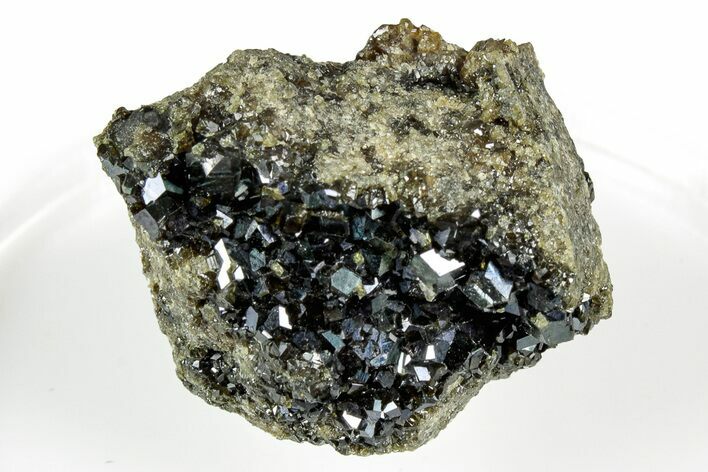 Iridescent, Rainbow Andradite Garnets - Norway #342327